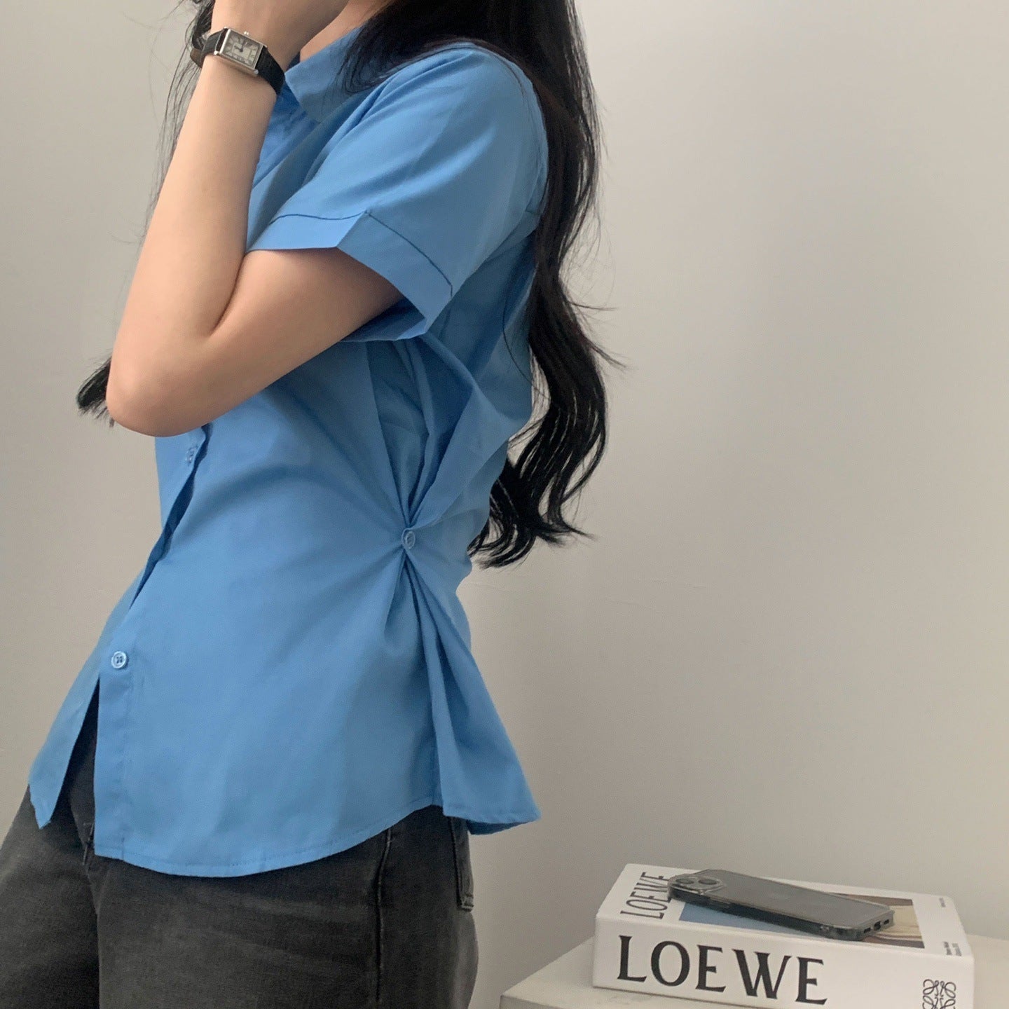 Short Sleeve Shirt Outer Wear Stylish Shirt