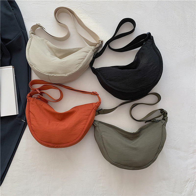 Shoulder Messenger Nylon Dumpling Bag