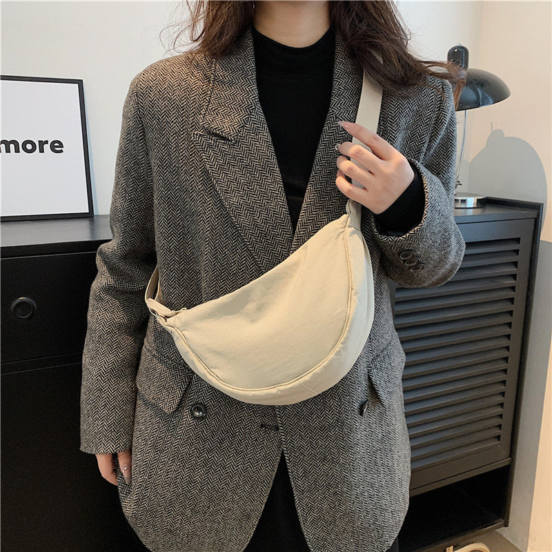 Shoulder Messenger Nylon Dumpling Bag